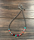 739656, 15" Handmade Navajo Gemstone Necklace