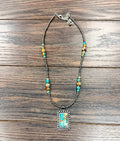 739712, 22" Handmade Navajo Gemstone Necklace