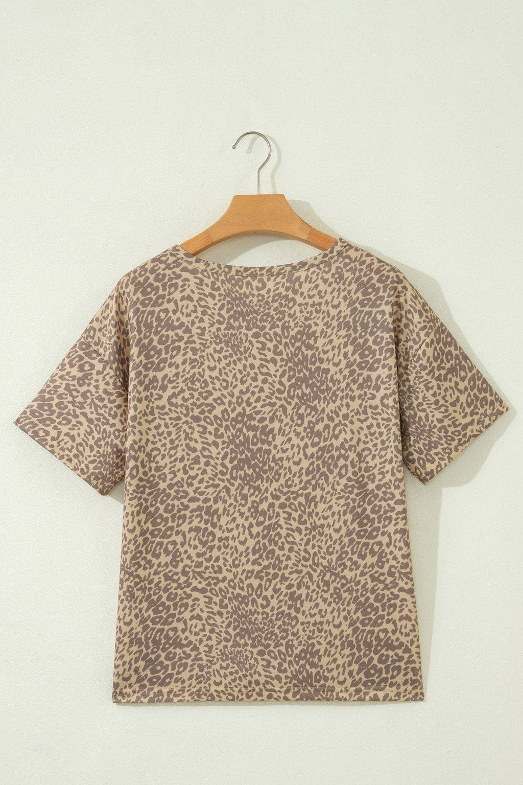 Leopard Star Patch Studded Oversized Western Graphic Tee
