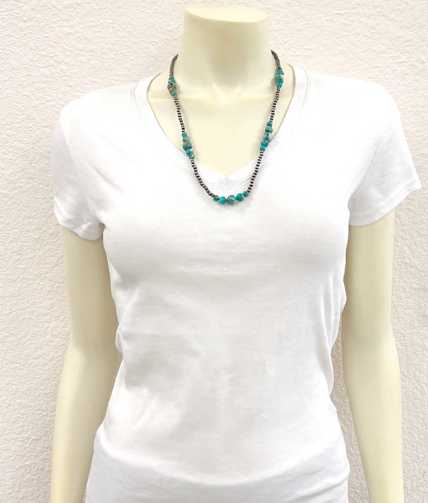 739573, 22" Western Gemstone Necklace