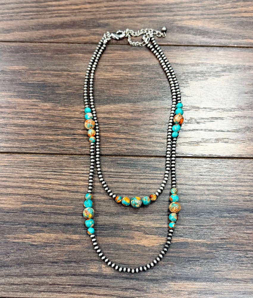 739715, 22" Western Gemstone Necklace
