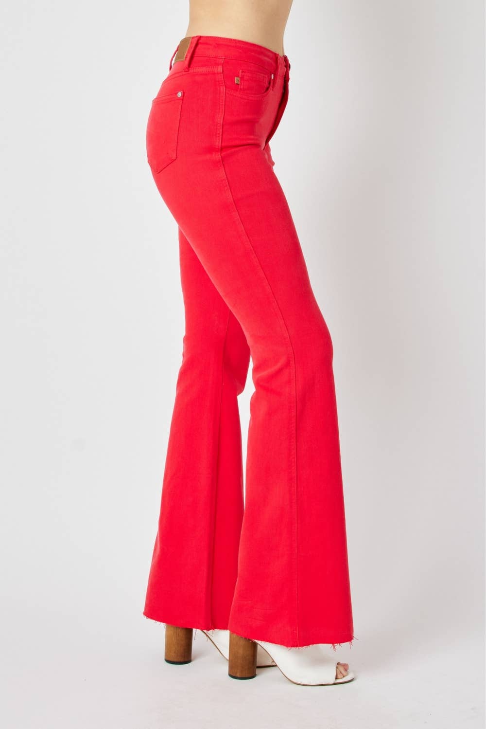 HW Tummy Control Garment Dyed Flare