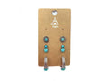 Western 3 Pair Turquoise Hoop Earring Set