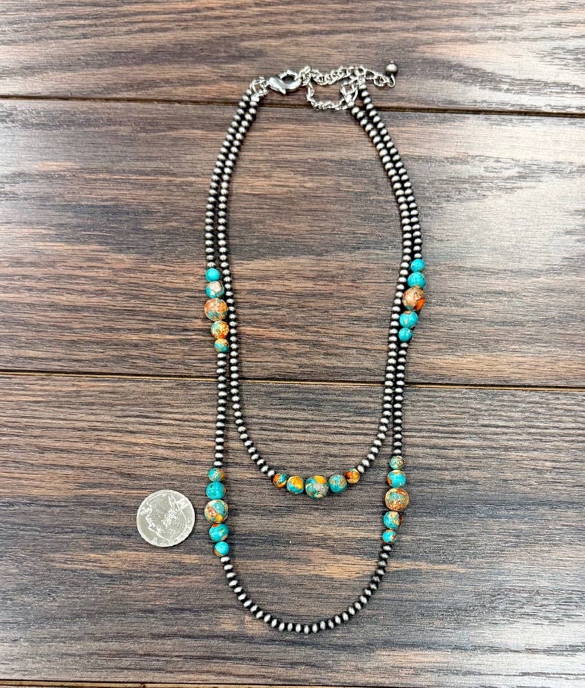 739715, 22" Western Gemstone Necklace