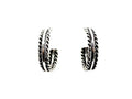 Western Small Etched Hoop Earrings