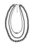 Western 3 Layered Navajo Pearl Necklace