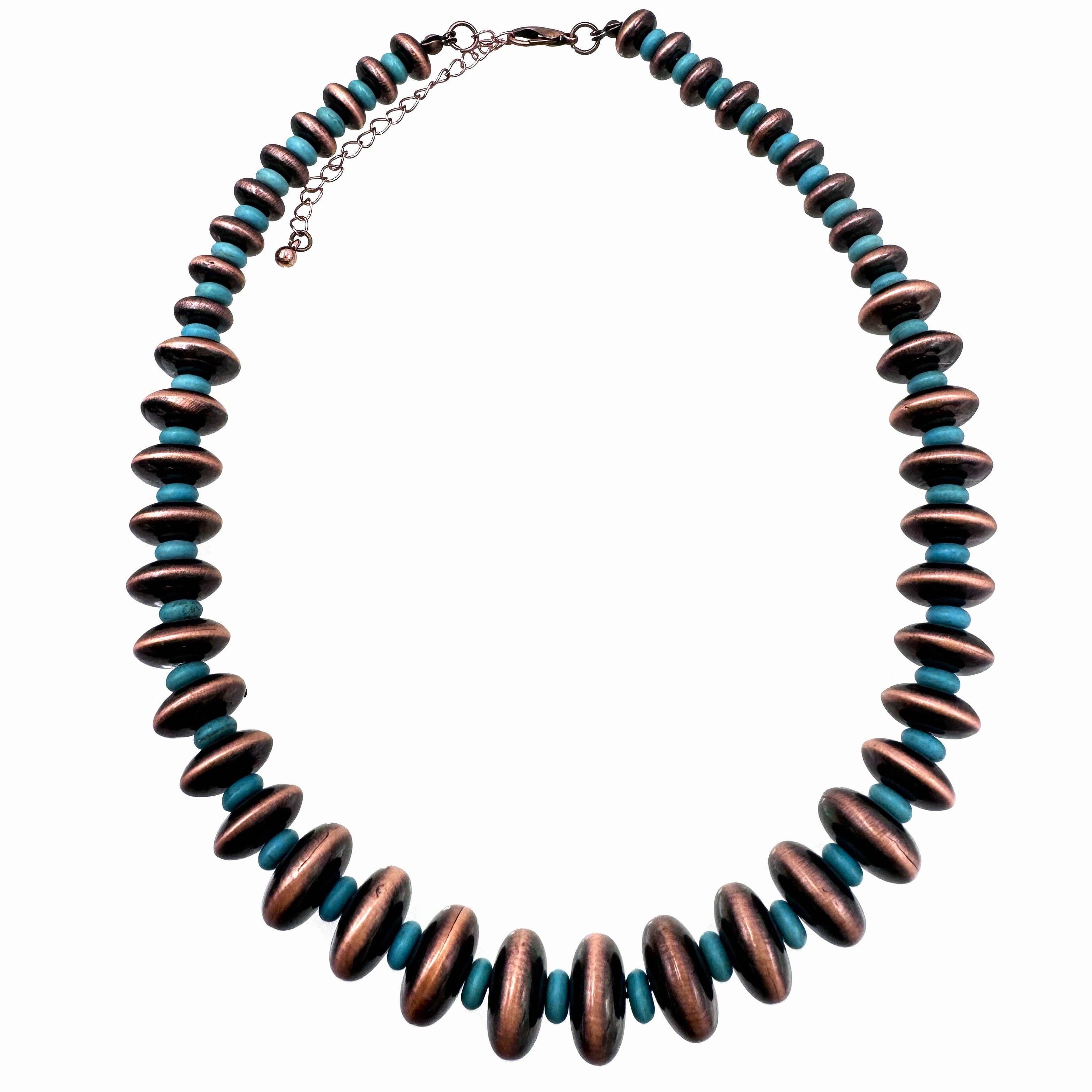 Navajo Flat Bead Necklace